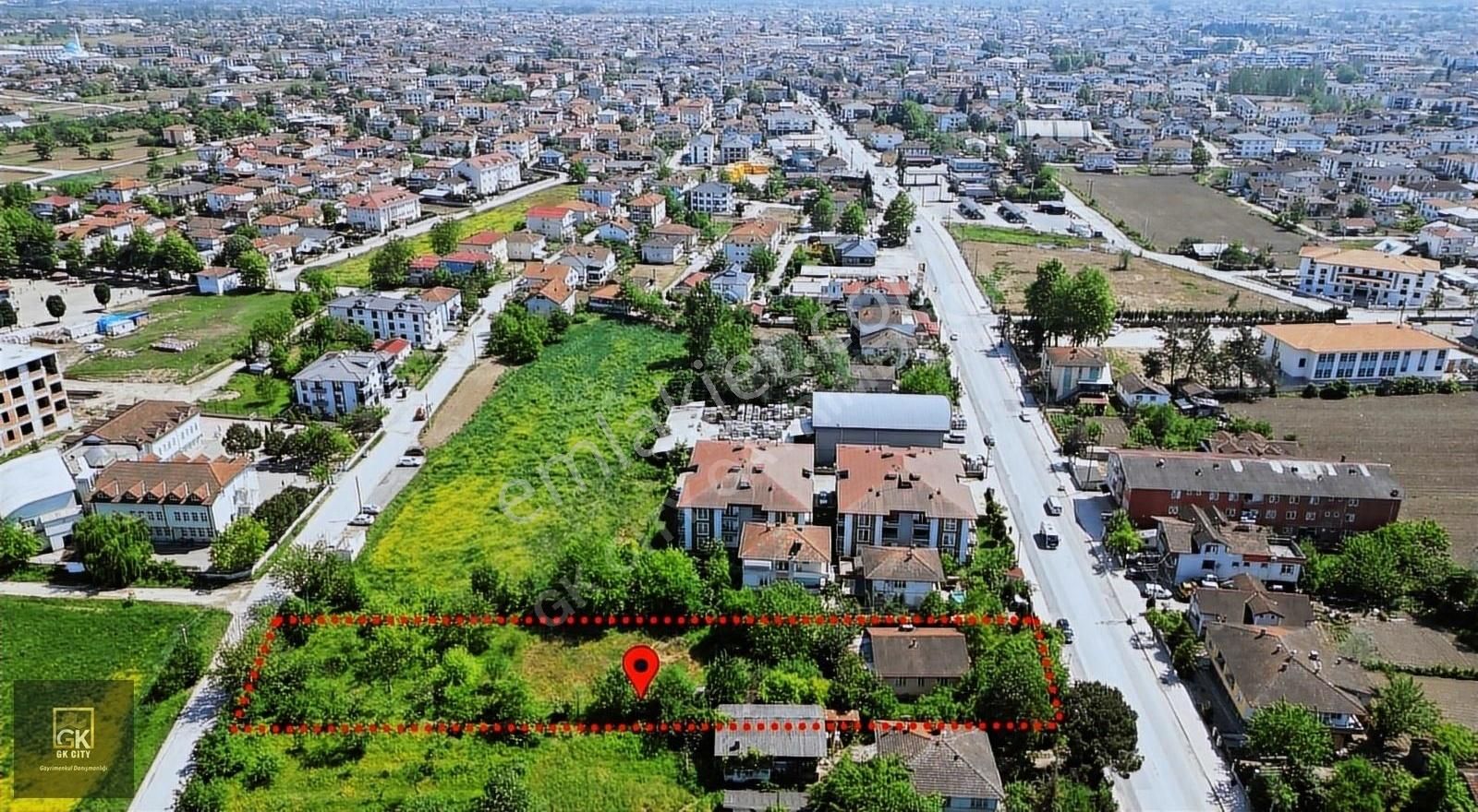 Sakarya Akyazı Satılık Ticari İmarlı GK CİTY GAYRİMENKUL'DEN SATILIK TİCARİ + KONUT İMARLI ARSA