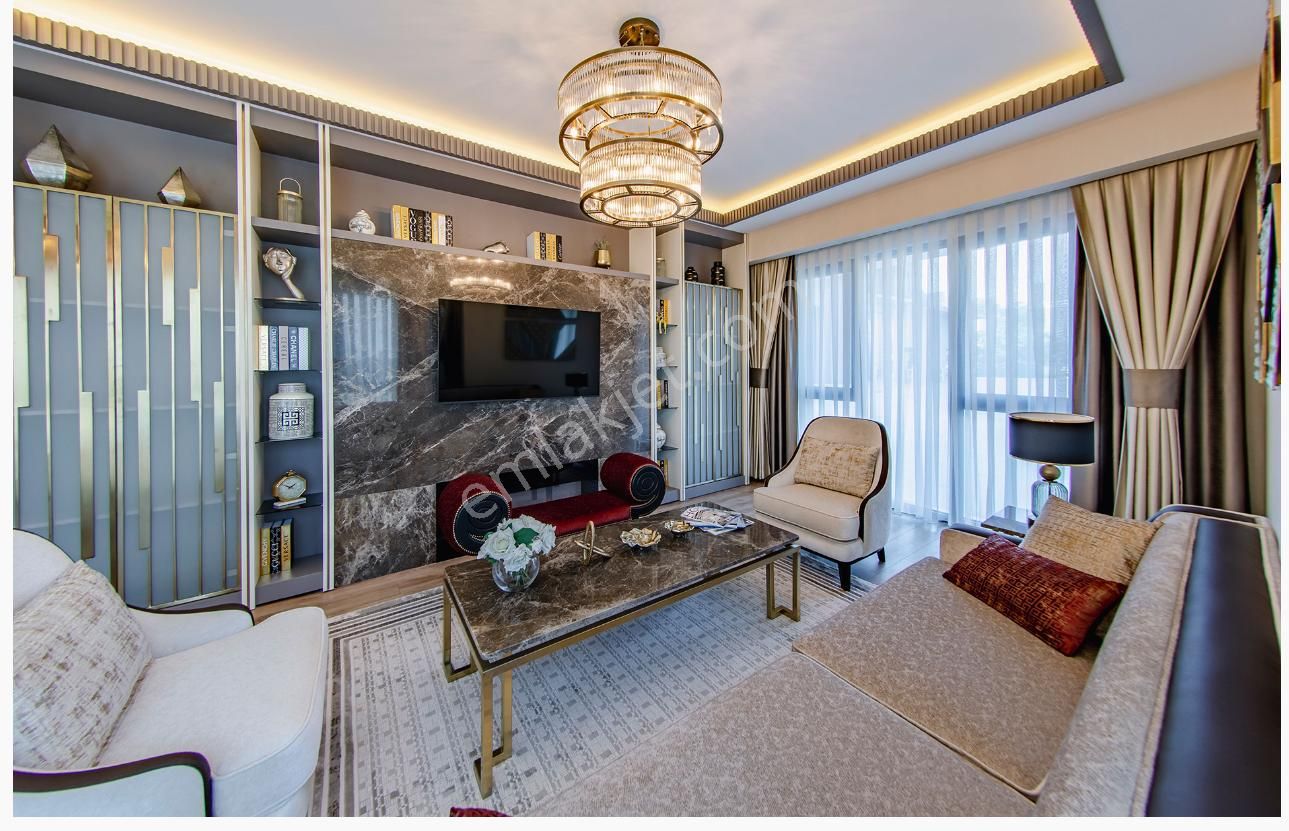 Esenyurt Güzelyurt Satılık Residence  Lüks İstanbul'da Deniz ve Şehir Manzaralı 5+1 Dubleks Daire