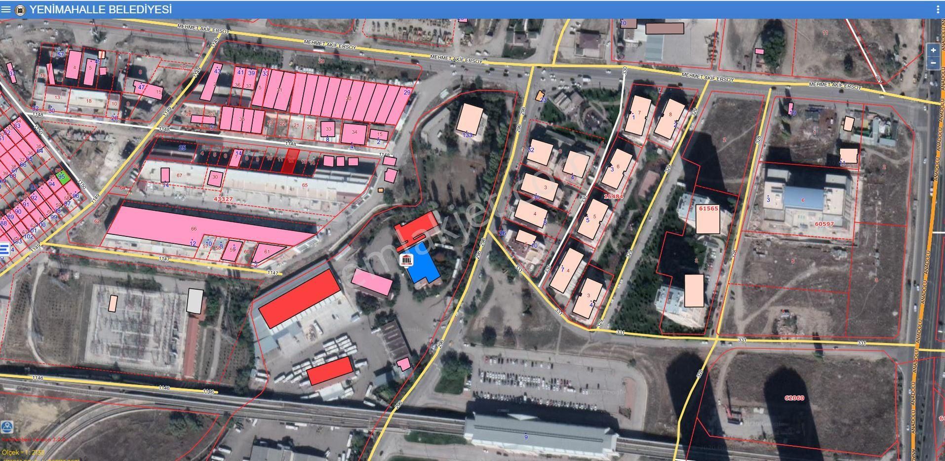 Macun 1 - Küçük Sanayi İmarlı - 130 M2 Hisse - Yaklaşık 800 M2 İnşaat Alanı - - Görsel 2