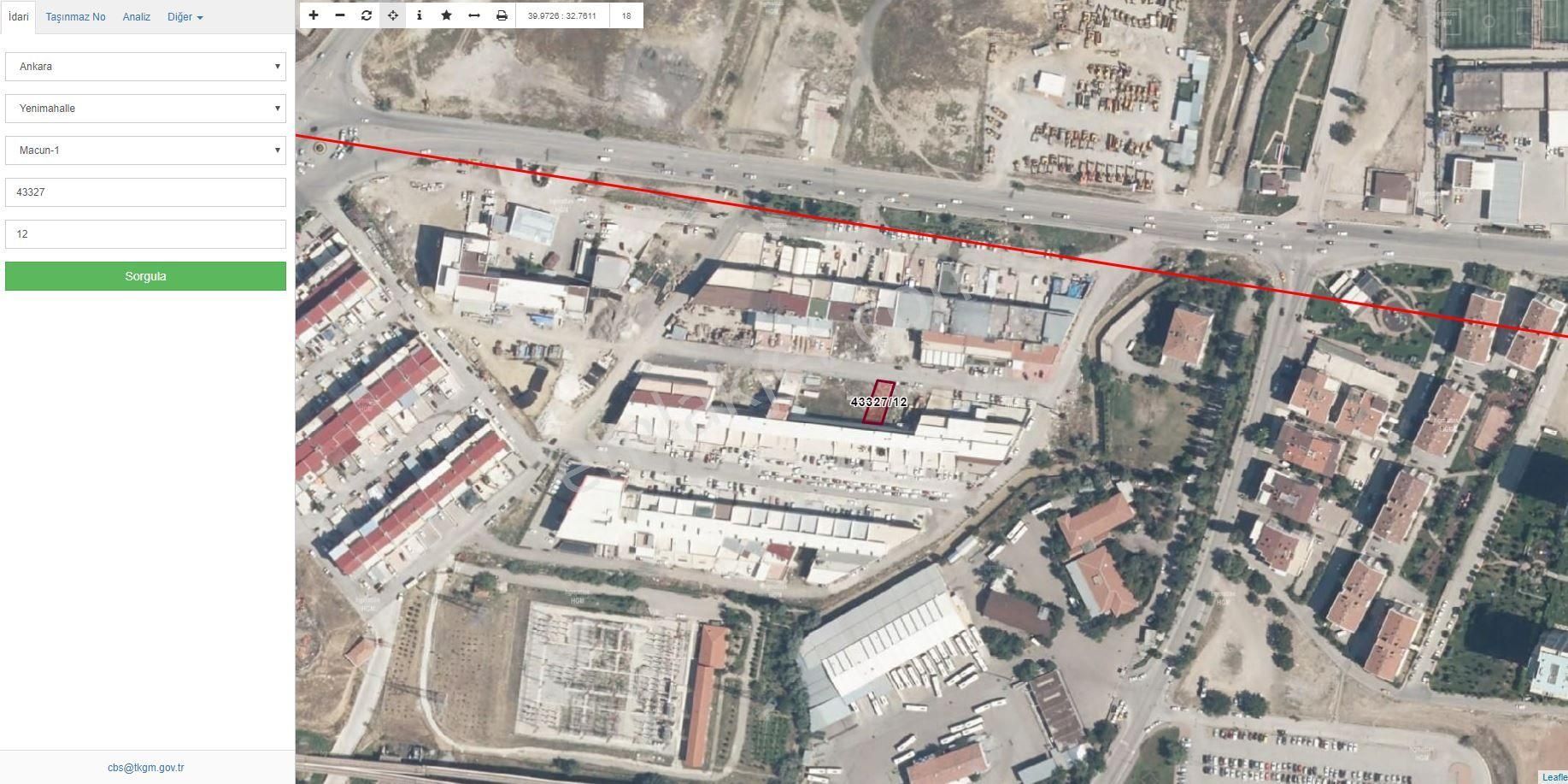 Macun 1 - Küçük Sanayi İmarlı - 130 M2 Hisse - Yaklaşık 800 M2 İnşaat Alanı - - Görsel 3