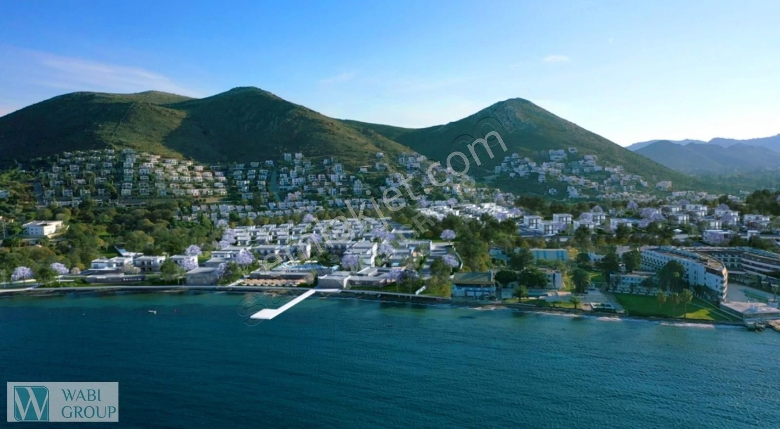 Bodrum Peksimet Kiralık Daire BODRUM-KADIKALESİ PLAJLI SİTE ORTAK HAVUZLU 2+1 EŞYALI