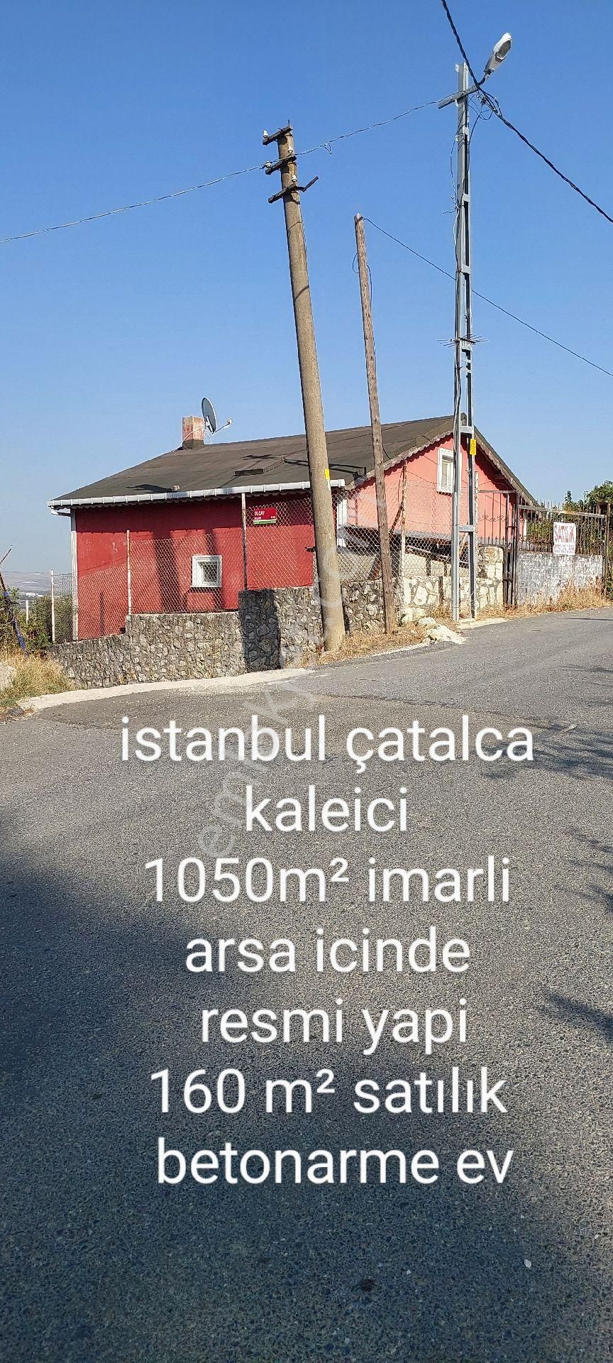 Çatalca Kaleiçi Satılık Müstakil Ev CATALCA KALEICI 1050 m² ARAZI ICINDE 160m² YÜKSEK KONUMDA SATILIK MUSTAKIL EV