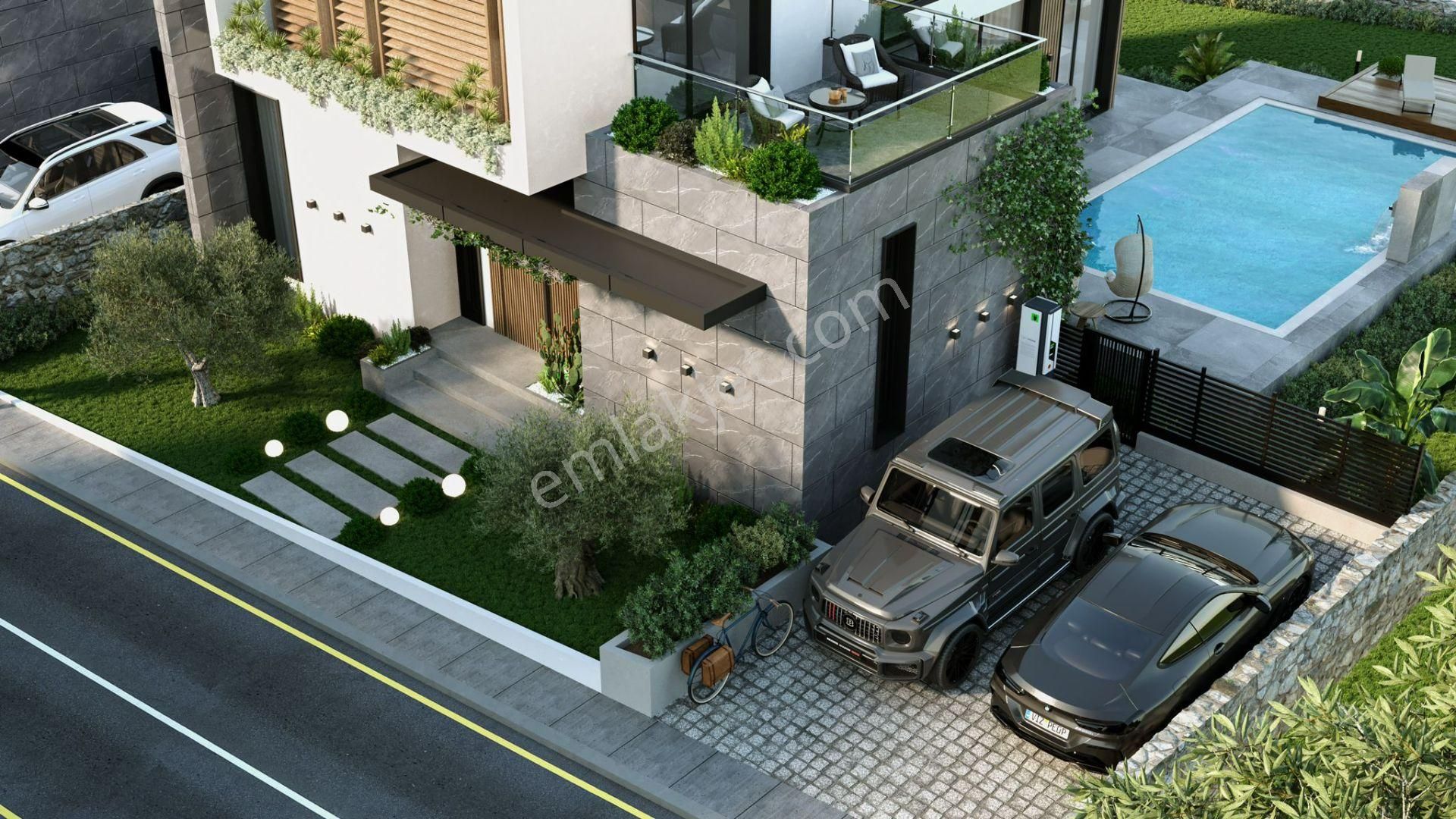 Kktc Girne/çatalköy'de Ultra Lüks Deniz Ve Dağ Manzaralı 4 Yatak Odalı Özel Satılık Villa!!! - Görsel 4