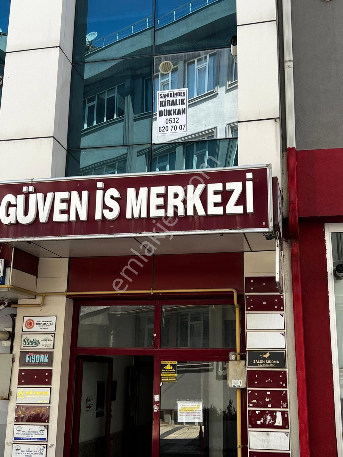 Bolu Merkez Büyükcami Kiralık Dükkan & Mağaza Şehir merkezinde sahibinden 1+1