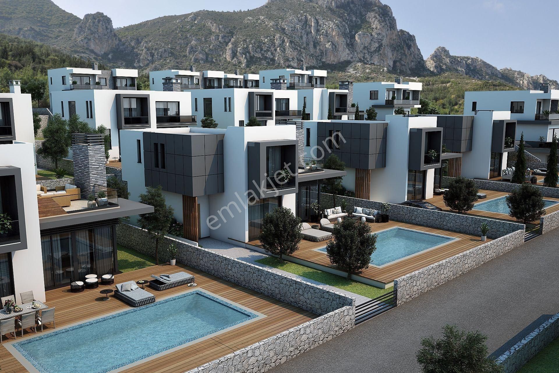 Girne Aşağı Girne Satılık Villa Kıbrıs, Girne'de Karmı Valley Homes 4+1 Satılık Villa