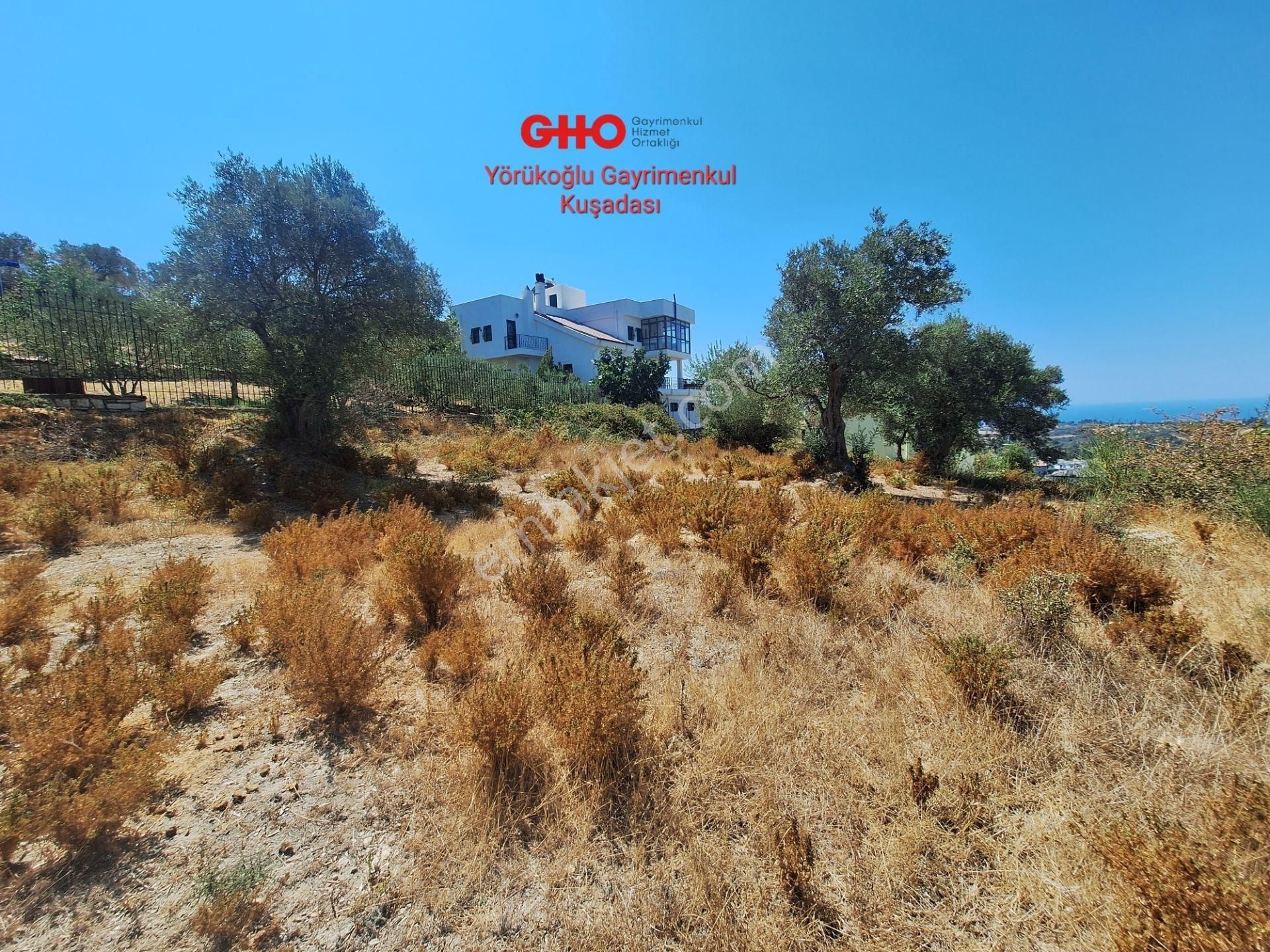 Kuşadası Yaylaköyde Deniz Manzaralı Villa İmarlı Arsa