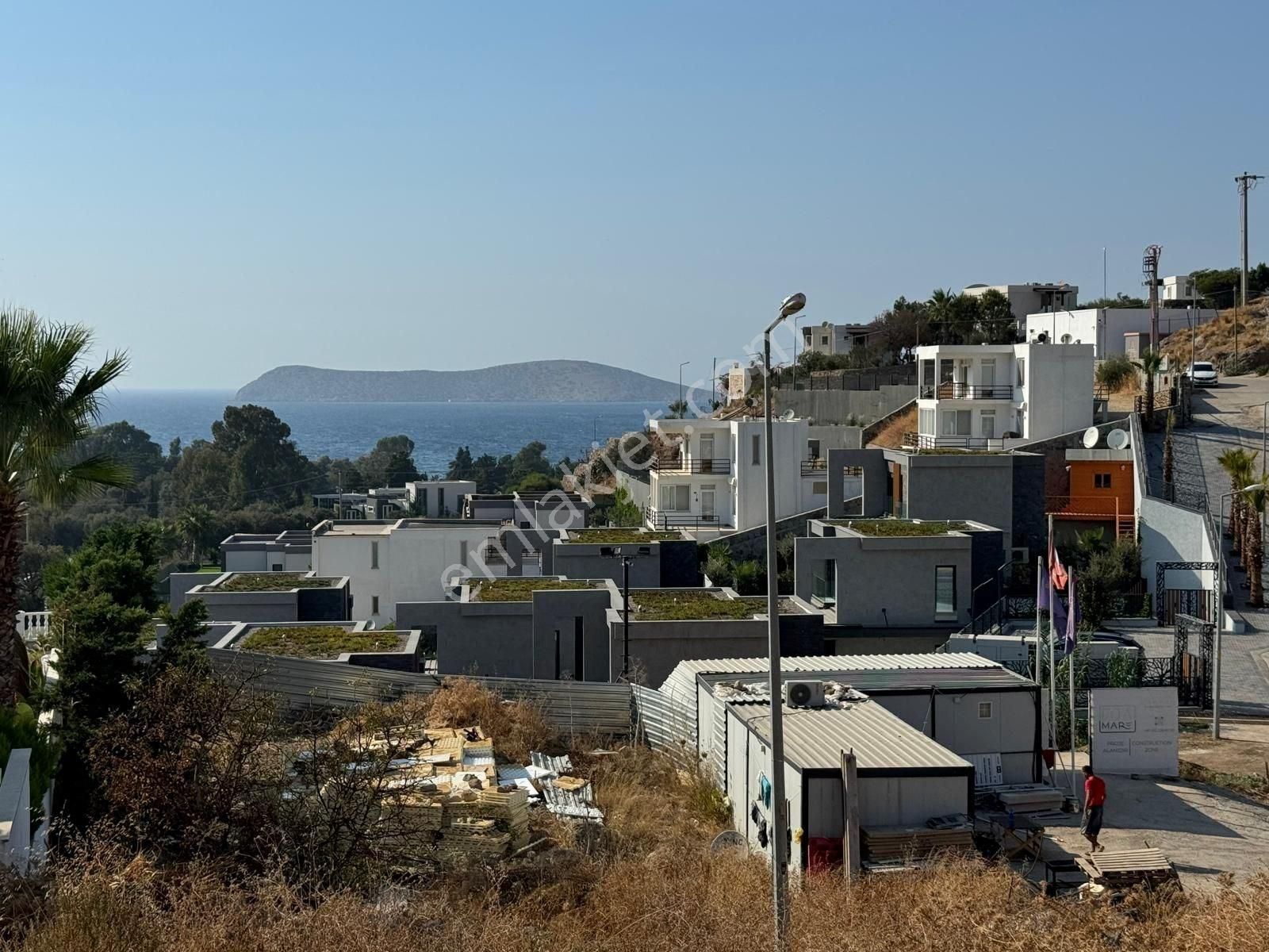 Bodrum Koyunbaba Satılık Konut İmarlı Deniz Manzaralı, Projesi Hazır Arsa Kendi Ev Tasarımınızı Olun