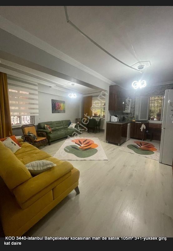 Bahçelievler Kocasinan Merkez Satılık Daire  istanbul Bahçelievler kocasinan mah de satılık 105m² 3+1-yüksek giriş kat daire  