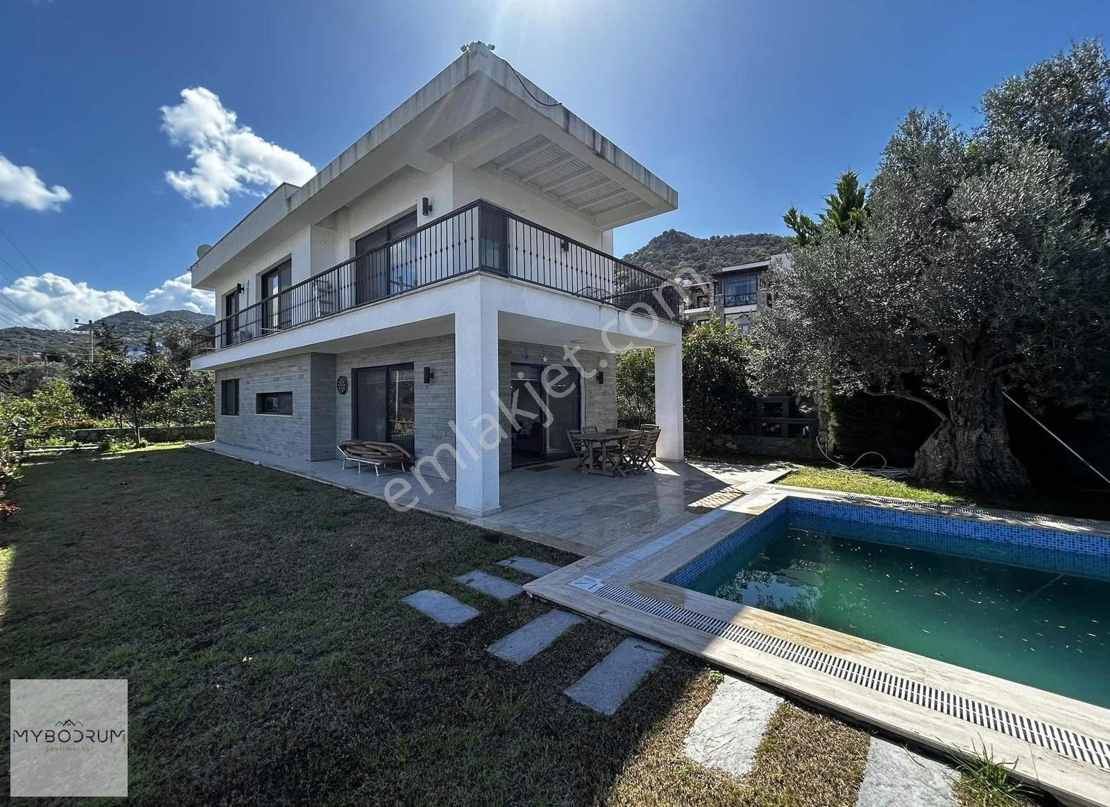 Bodrum Geriş Satılık Villa Bodrum Yalıkavak Satılık Deniz Manzaralı 4+1 Özel Havuzlu Villa