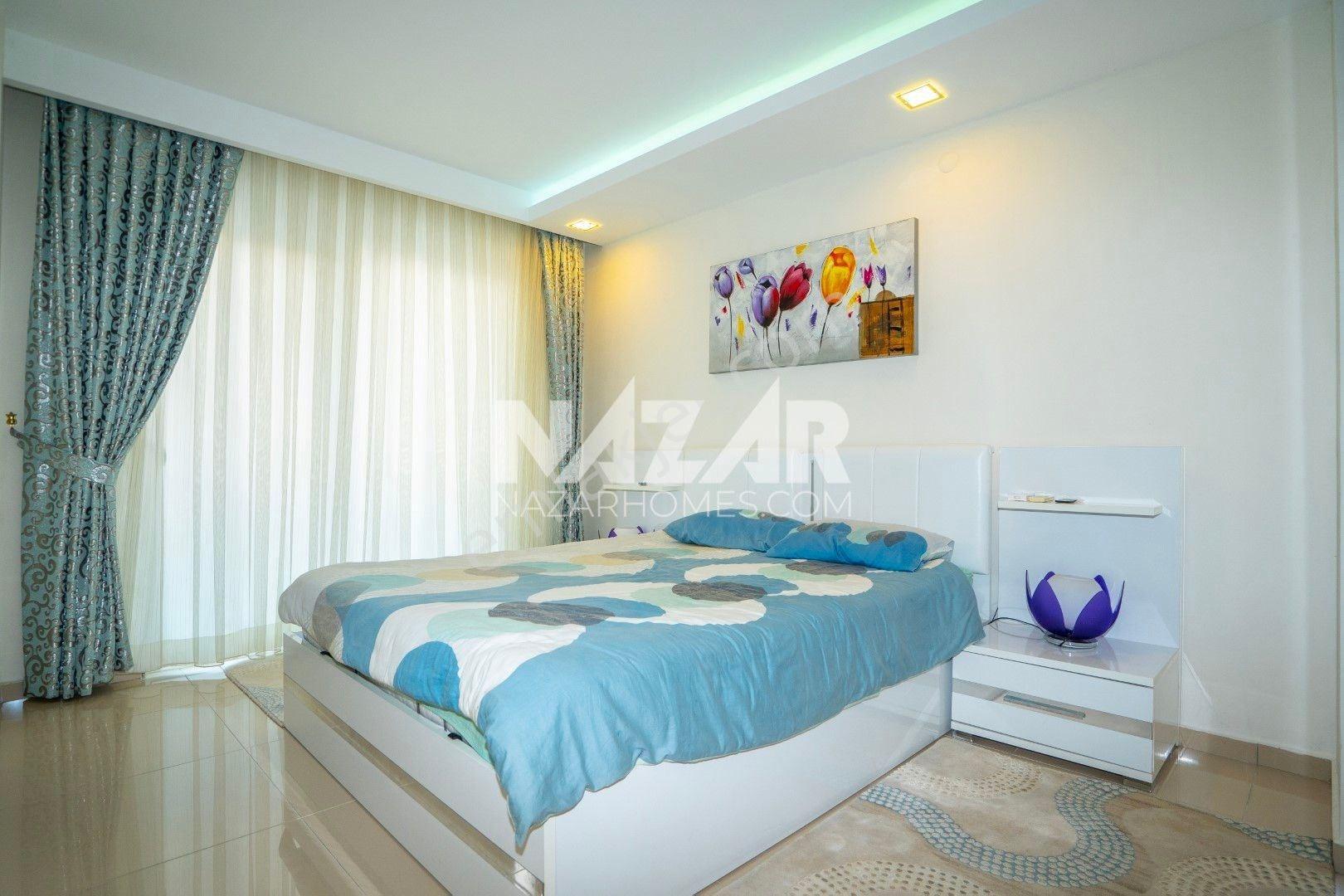 Alanya Kargıcak Deniz Manzaralı Satılık 4+1 Bahçe Dubleks Daire - Görsel 29