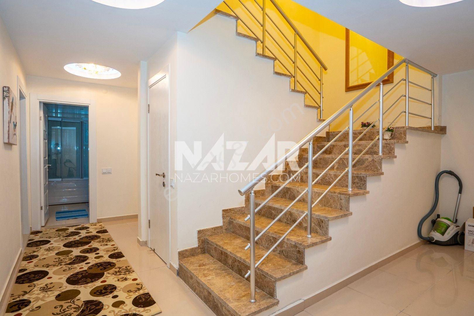 Alanya Kargıcak Deniz Manzaralı Satılık 4+1 Bahçe Dubleks Daire - Görsel 26