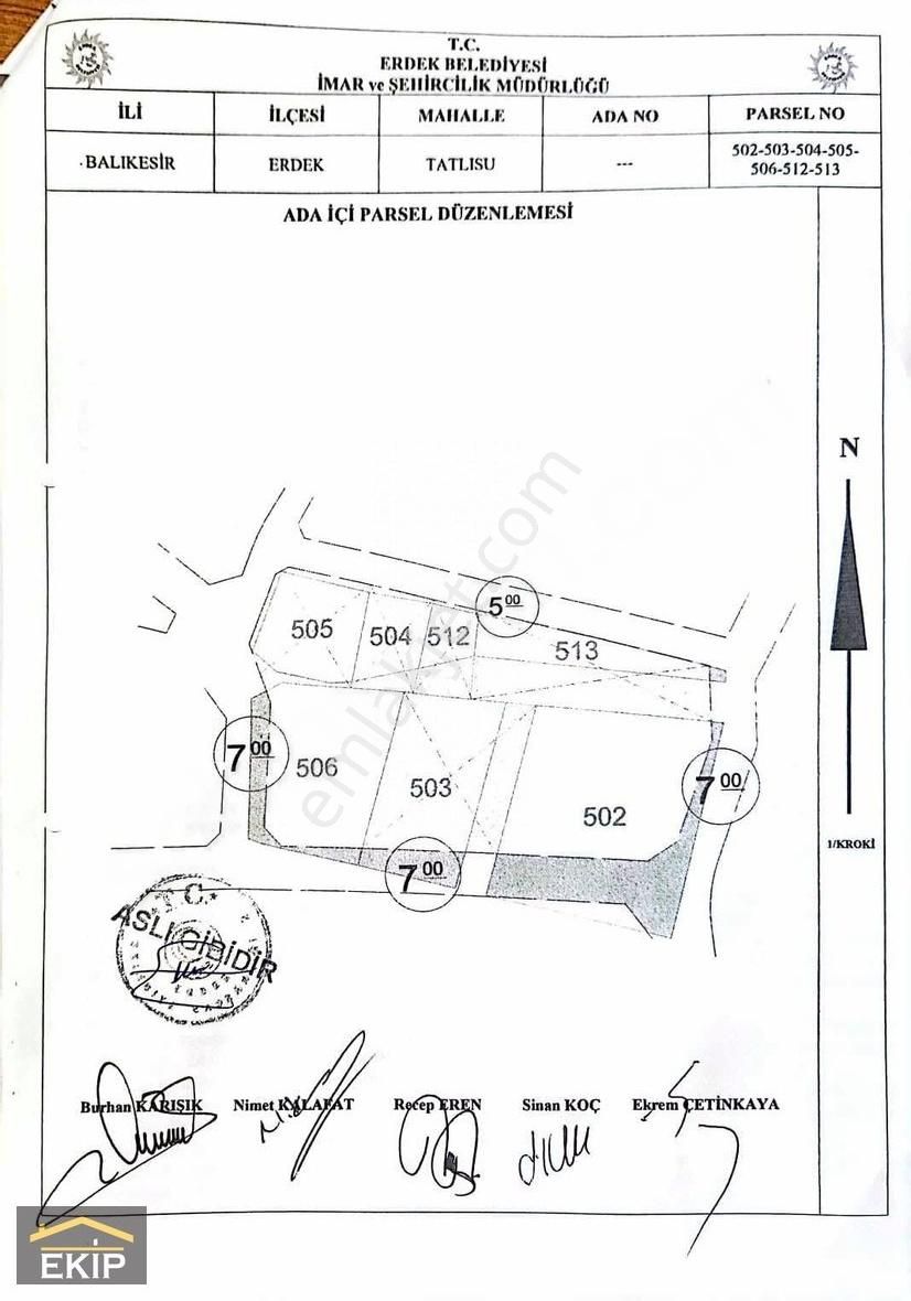 Erdek Tatlısu Satılık Bina ERDEK TATLISU MAH. 975m2 ARSA İÇERİSİNDE 600M2 YAPIM ALANI