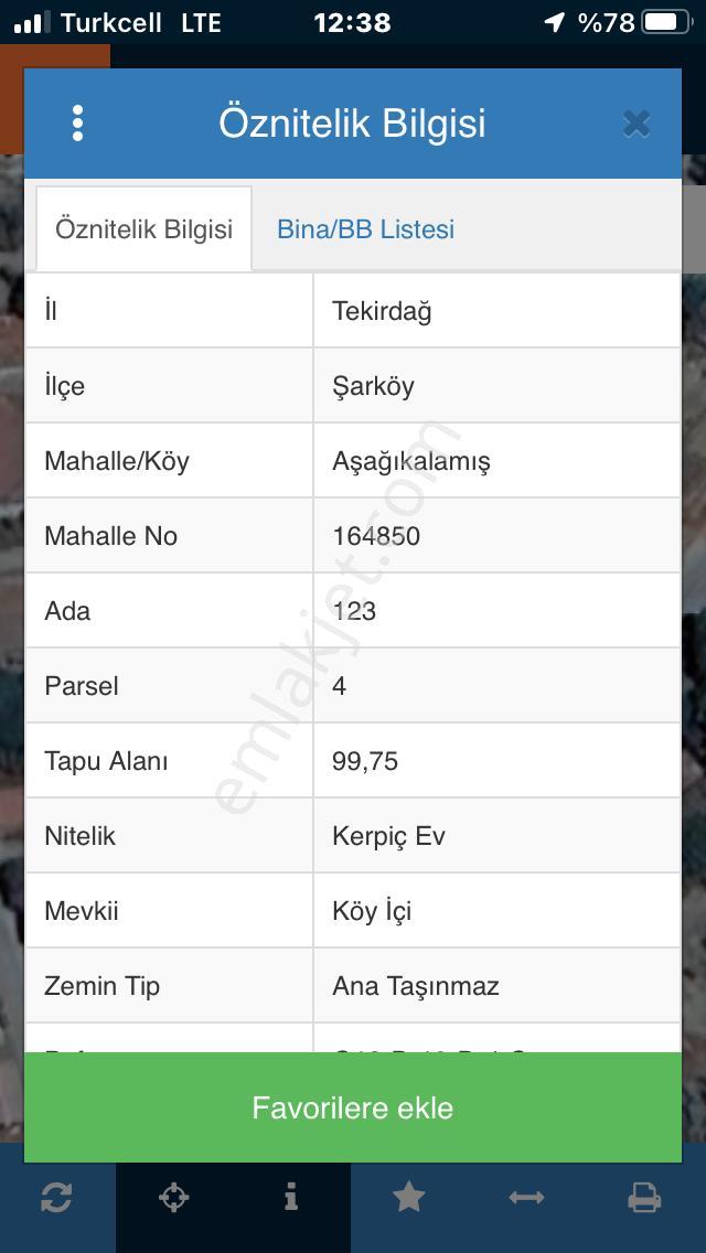 Şarköy De Işık Emlaktan Aşağıkalamış Mah De 1250 M2 0/30 İmarlı Arsa - Görsel 9