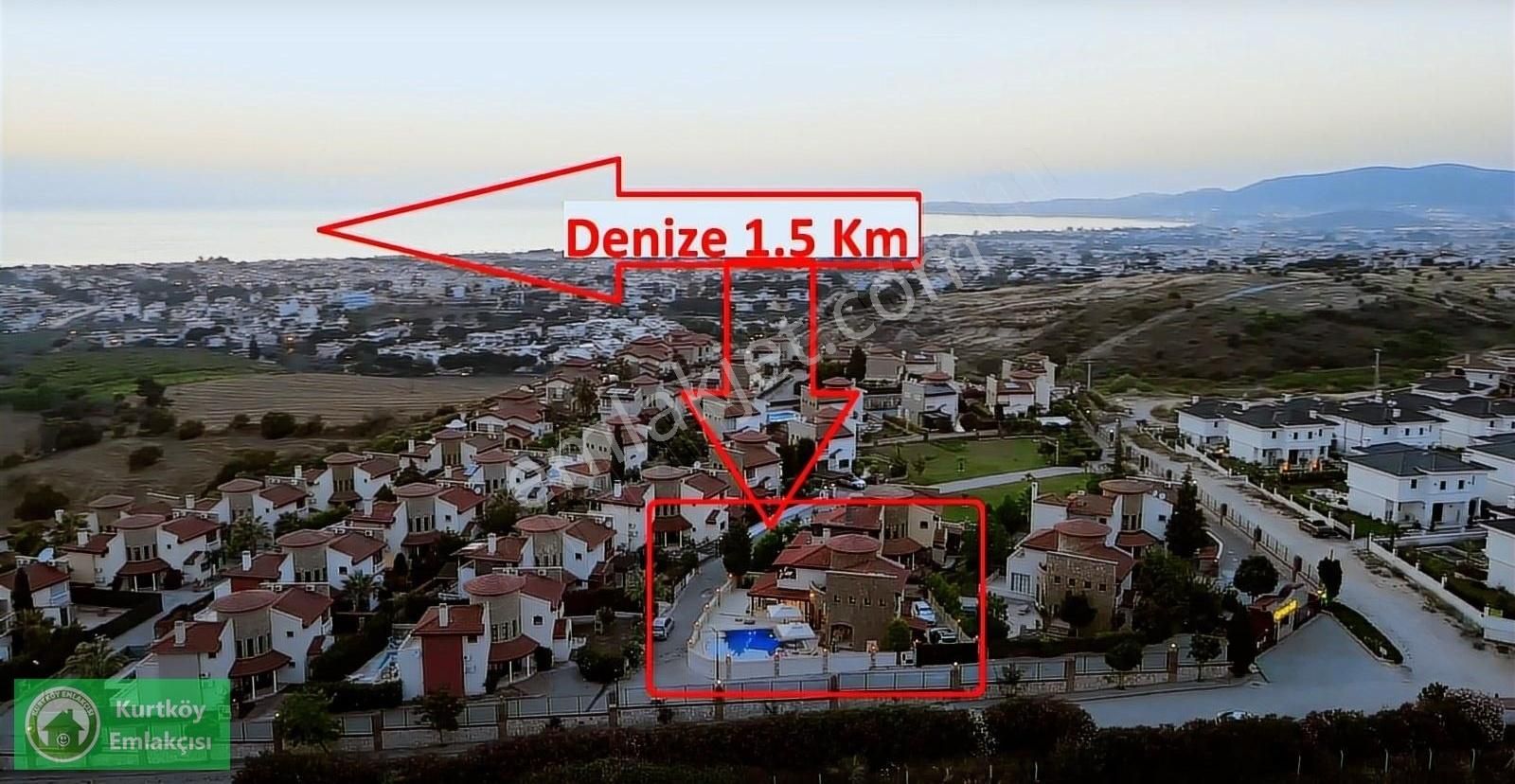 Kuşadası Soğucak Satılık Villa Kuşadası Soğucak'ta 590 m2 Arsada Özel Havuzlu Eşyalı Taş Villa