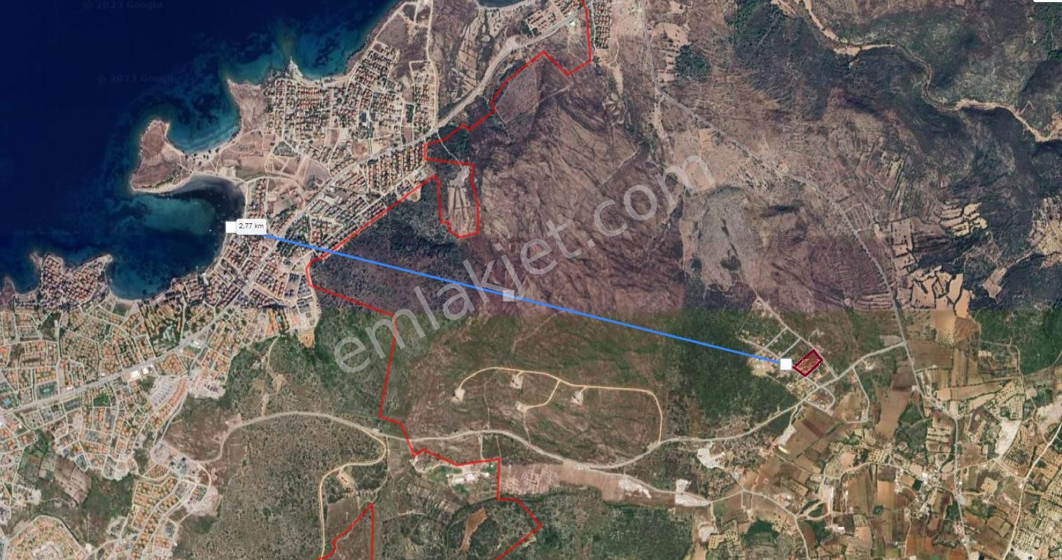 Çeşme Germiyan Mahallesinde Eşsiz Deniz Manzaralı Arsa - Görsel 13