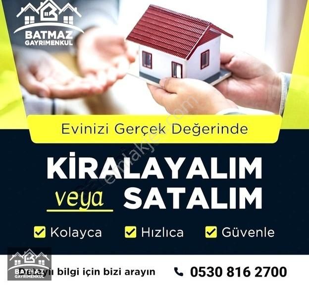 Şehitkamil Karacaören Satılık Daire BATMAZ EMLAK TAN SATLIK 4+1 DAİRE