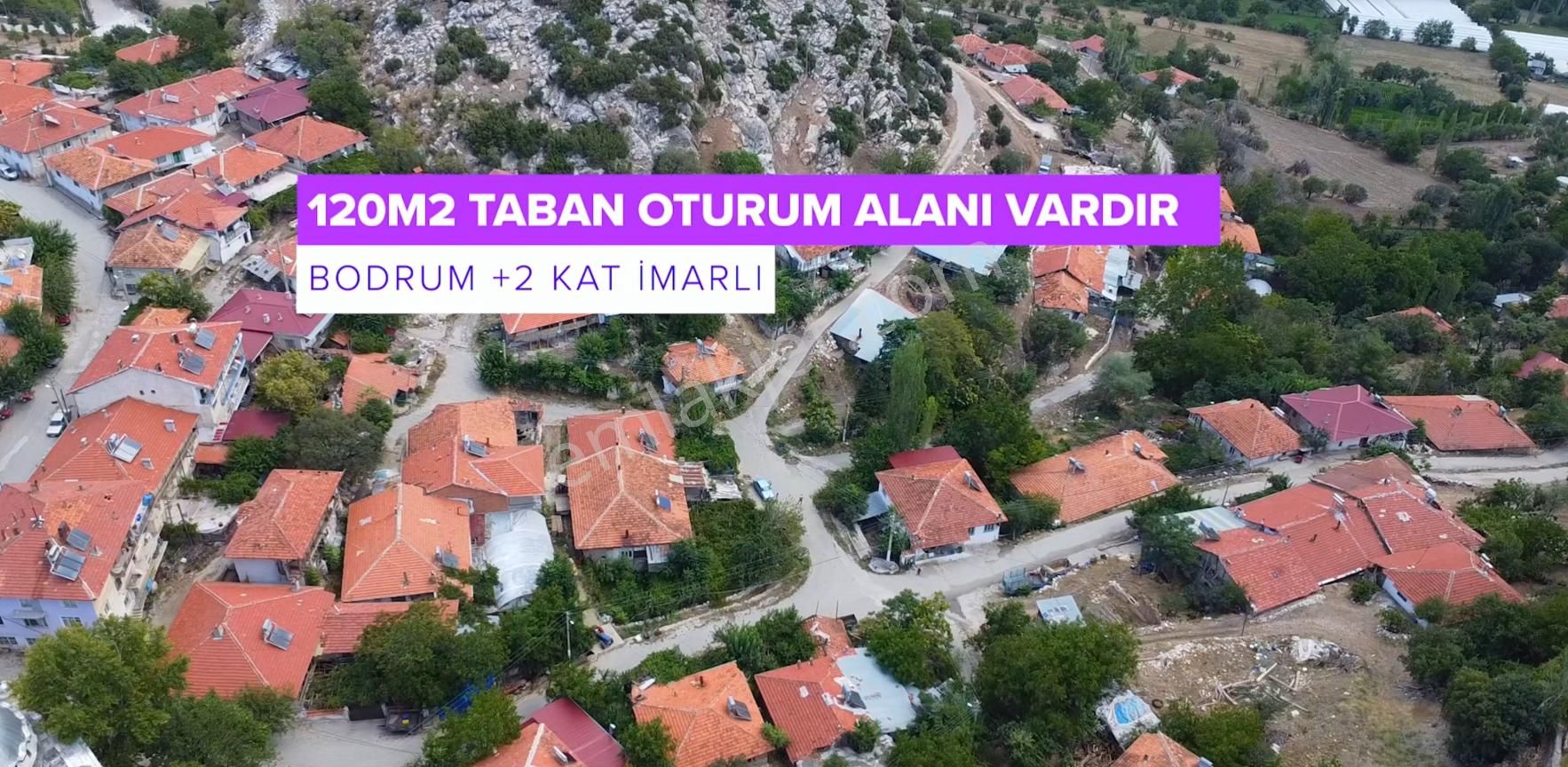 Çavdır Kozağacı Köyü (Belen) Satılık Konut İmarlı Şahin Büke Emlaktan Burdur/çavdır Kozağaç Köyünde 312m2 Satılık Arsa