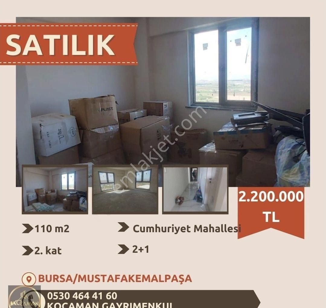 Mustafakemalpaşa Barış Satılık Daire CUMHURİYET MAHALLESİ 2+1 SATILIK DAİRE