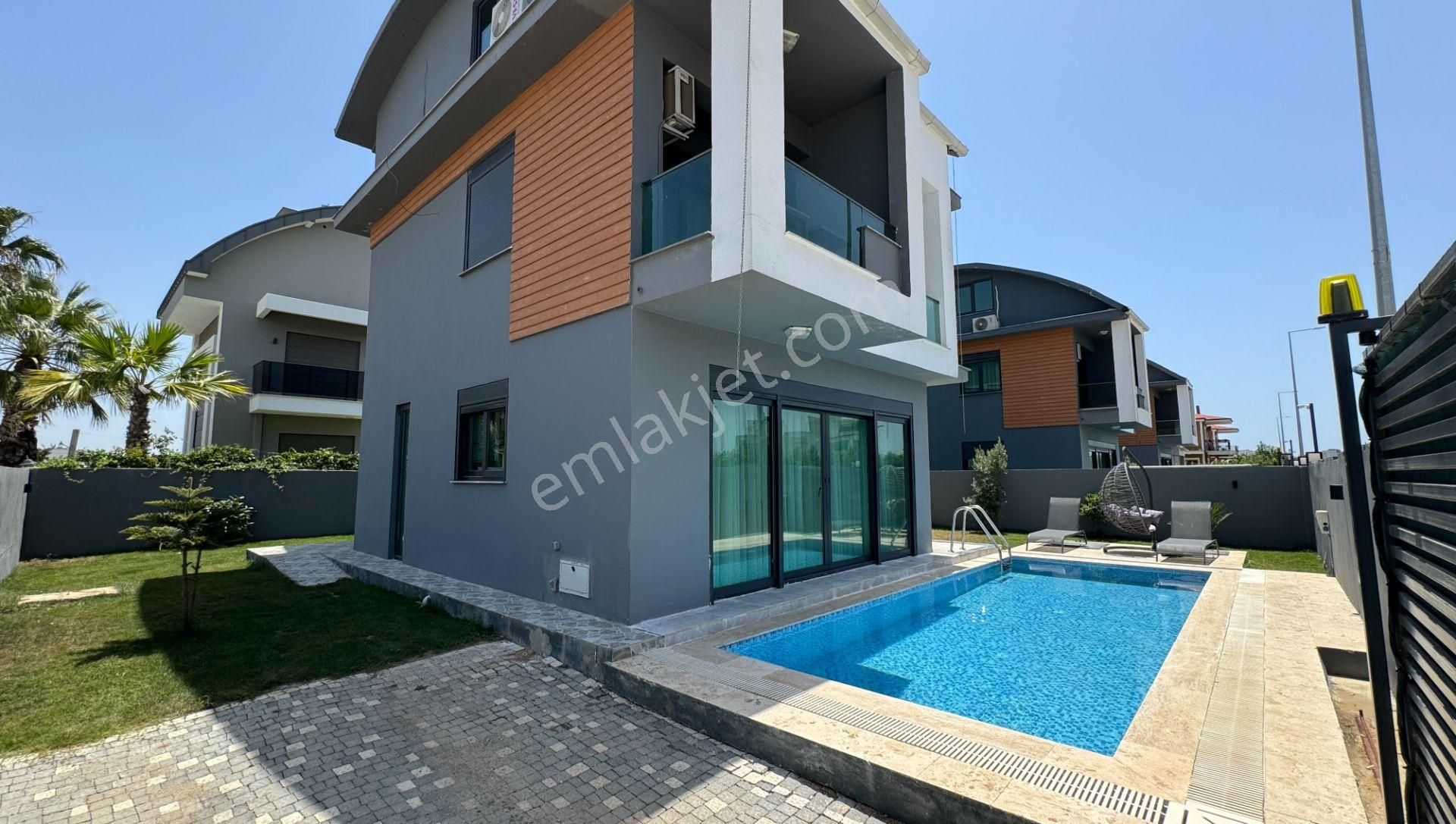 Serik Belek Kiralık Villa Yeni 3+1 Müstakil Havuzlu, Otoparklı, Bahçeli Lüks Villa