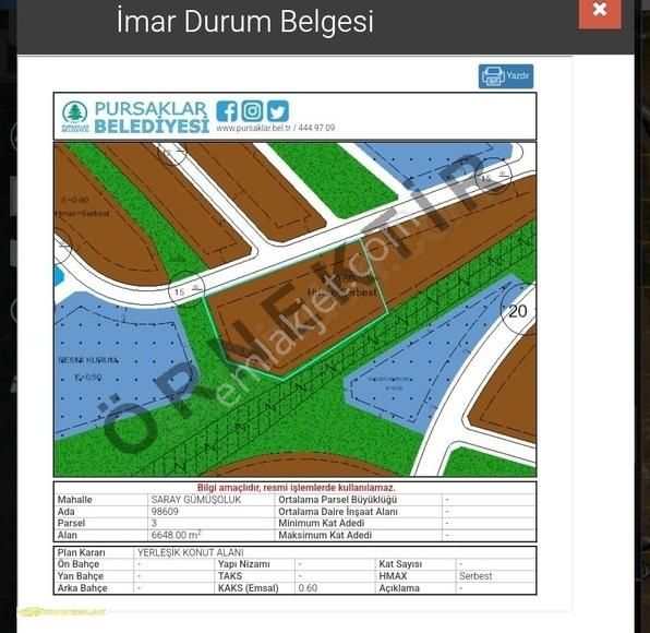 Pursaklar Saray Fatih Satılık Konut İmarlı Coşkun Emlaktan 2 Daire Getirili Arsa Fırsatı Kaçırmayın..