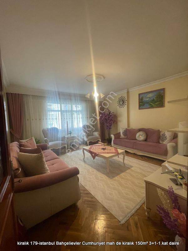 Bahçelievler Cumhuriyet Kiralık Daire  istanbul Bahçelievler Cumhuriyet mah de kiralık 150m² 3+1-1.kat daire  