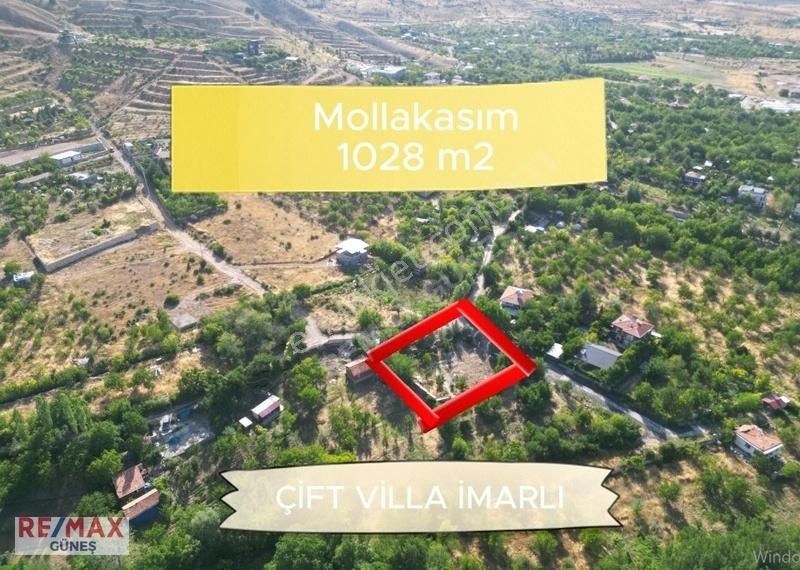 Yeşilyurt Mullakasım Satılık Villa İmarlı Mollakasım'da Çift Villa İmarlı Remax Güneş'ten 1000 M2 Arsa