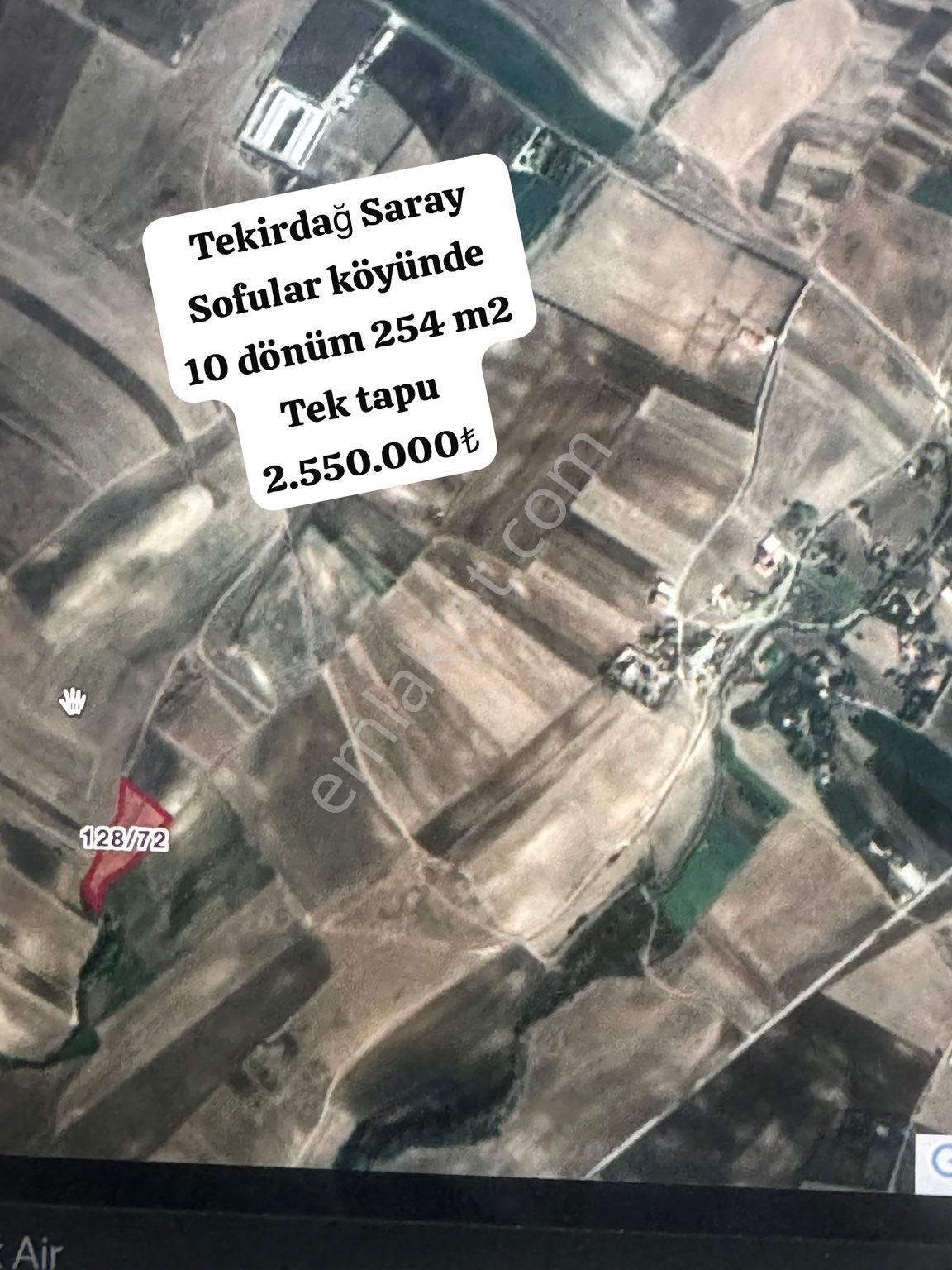 Saray Sofular Satılık Tarla 10 Dönüm Yolu Var