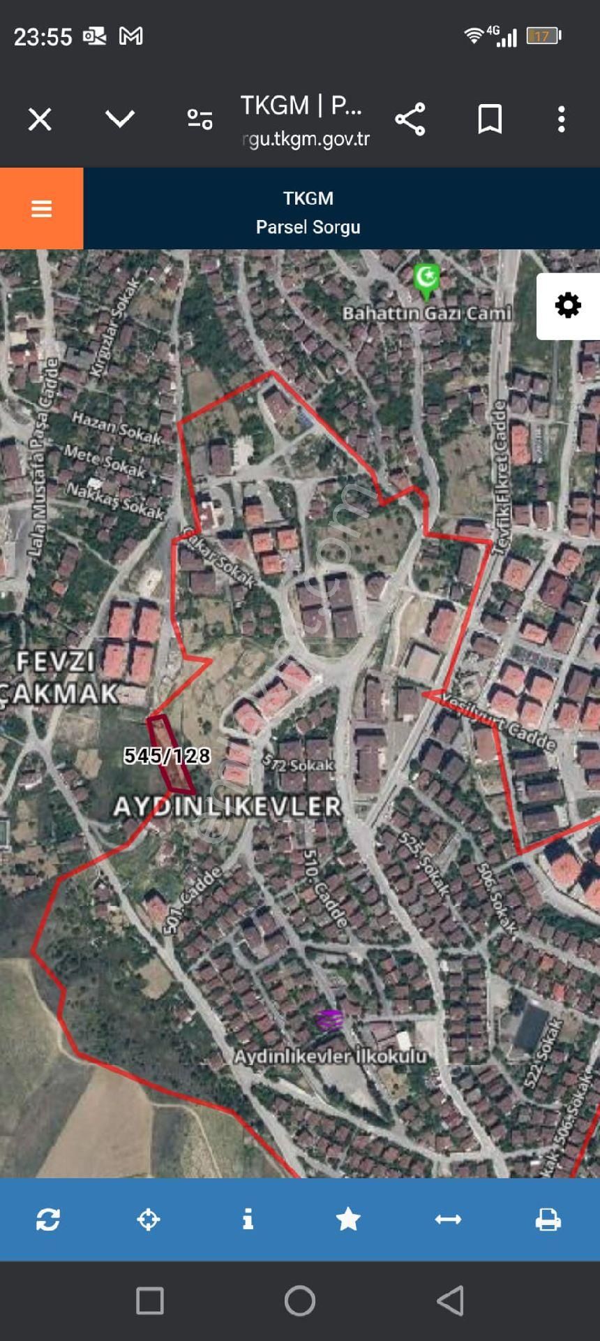 Karabük Merkez Aydınlıkevler Satılık Tarla Aydınlıkevler Mahallesi'nde Fırsat Tarla 1696 m2