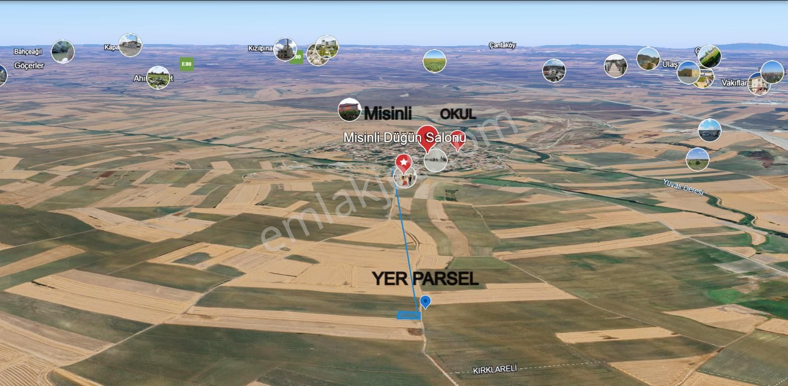 Sahibinden Tekirdağda 670 M2 Satılık Kelepir Arsa