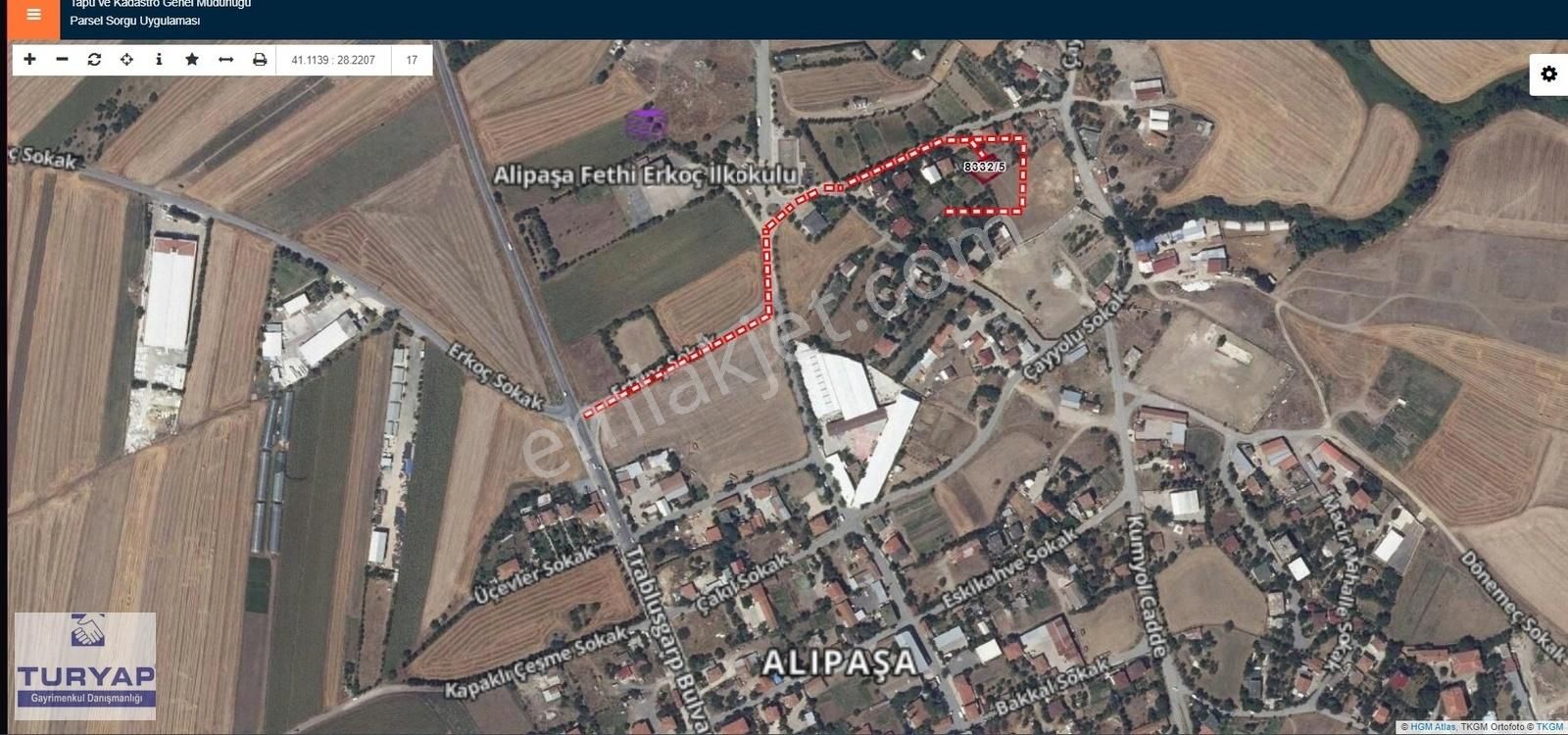 Silivri Alipaşa Satılık Konut İmarlı Silivri Alipaşa Da 2 Kat İmarlı 0,40 Emsal Satılık 357 M2 Arsa