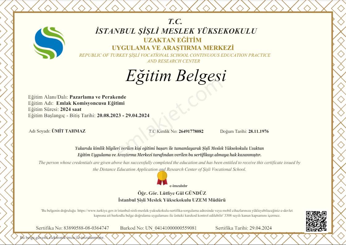 Uşak Sivaslı İşyeri Tapu Sahibi Perta Emlak Ümit Tahmaz - Görsel 24