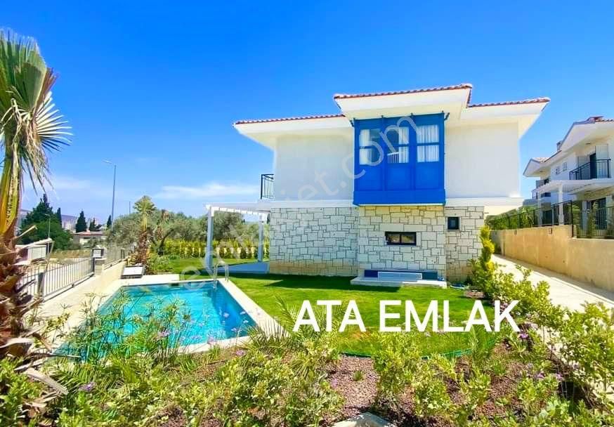 Kuşadası Karaova Satılık Villa KUŞADASINDA ÖZEL HAVUZLU HAMAMLI SAUNALI AKILLI EV SİSTEMLİ 4+1 SIFIR VİLLA