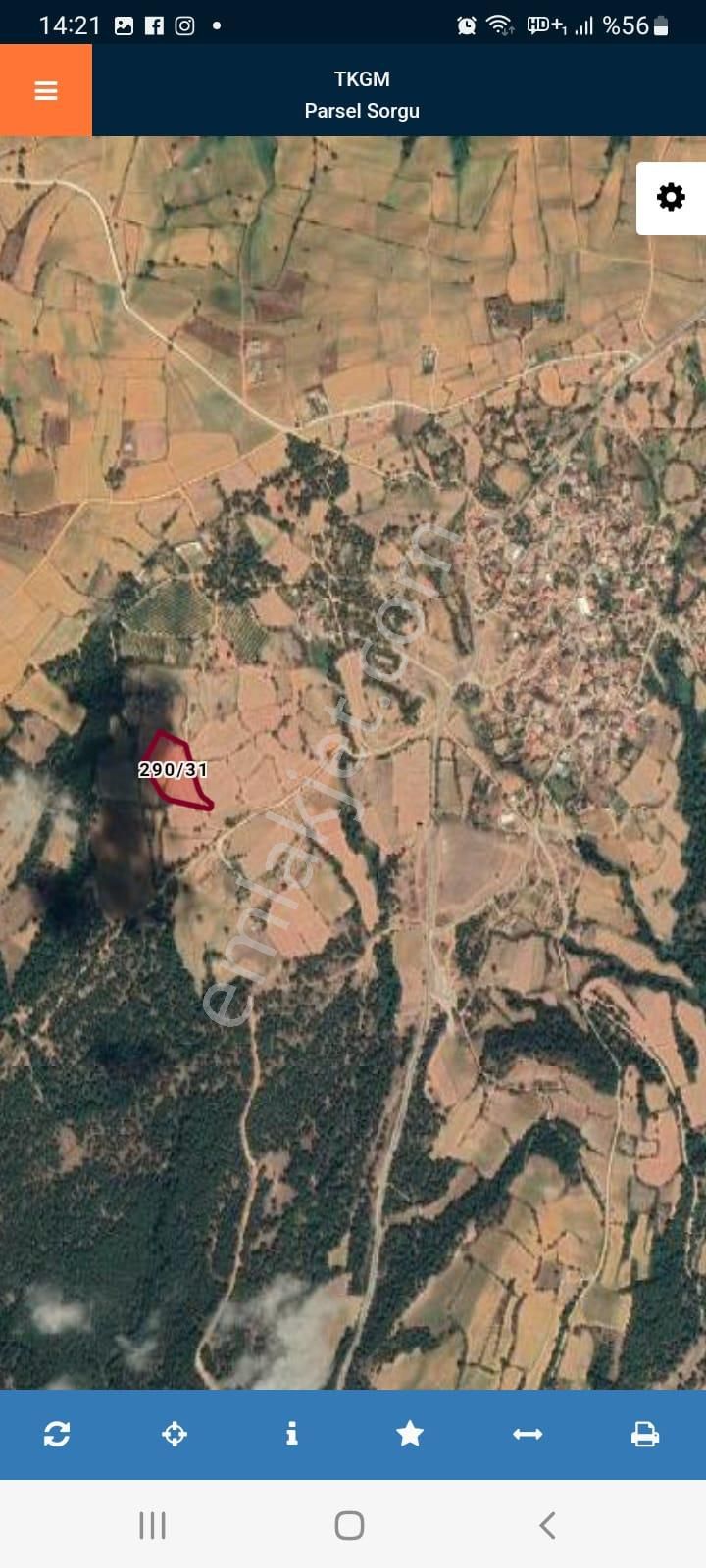 Keşan Gökçetepe Köyü (Merkez) Satılık Tarla Gökçetepede Sahile 2.5 Km Mesafede 10.340 M2 Tarla