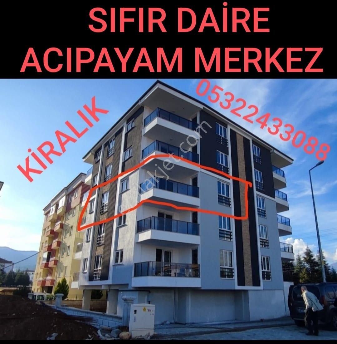 Acıpayam Yukarı Kiralık Daire  DENİZLİ/ACIPAYAM MERKEZ'DE SIFIR KOMBİLİ ARAKAT LÜX AİLEYE KİRALIK DAİRE