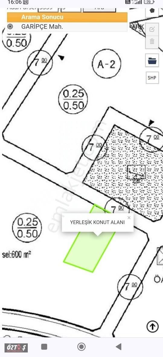 İncesu Garipçe Satılık Villa İmarlı İNCESU GARİPÇEDE TEMİZ VİLLA ARSASI