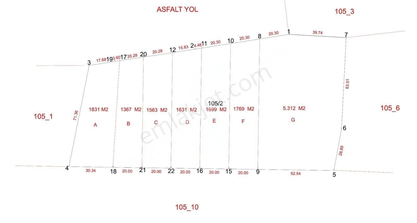 Akyazı Gebeş Satılık Villa İmarlı Altınköşe Emlak'tan Satılık D100'e Cepheli 1.300 M2 Vs Arsalar