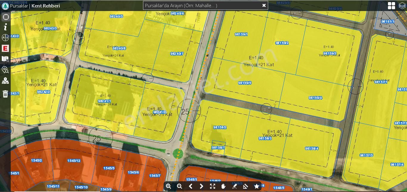 İmaremlak2'den 1,40 Emsal Cadde Cepheli Yüksek Kat Konut Arsası - Görsel 8