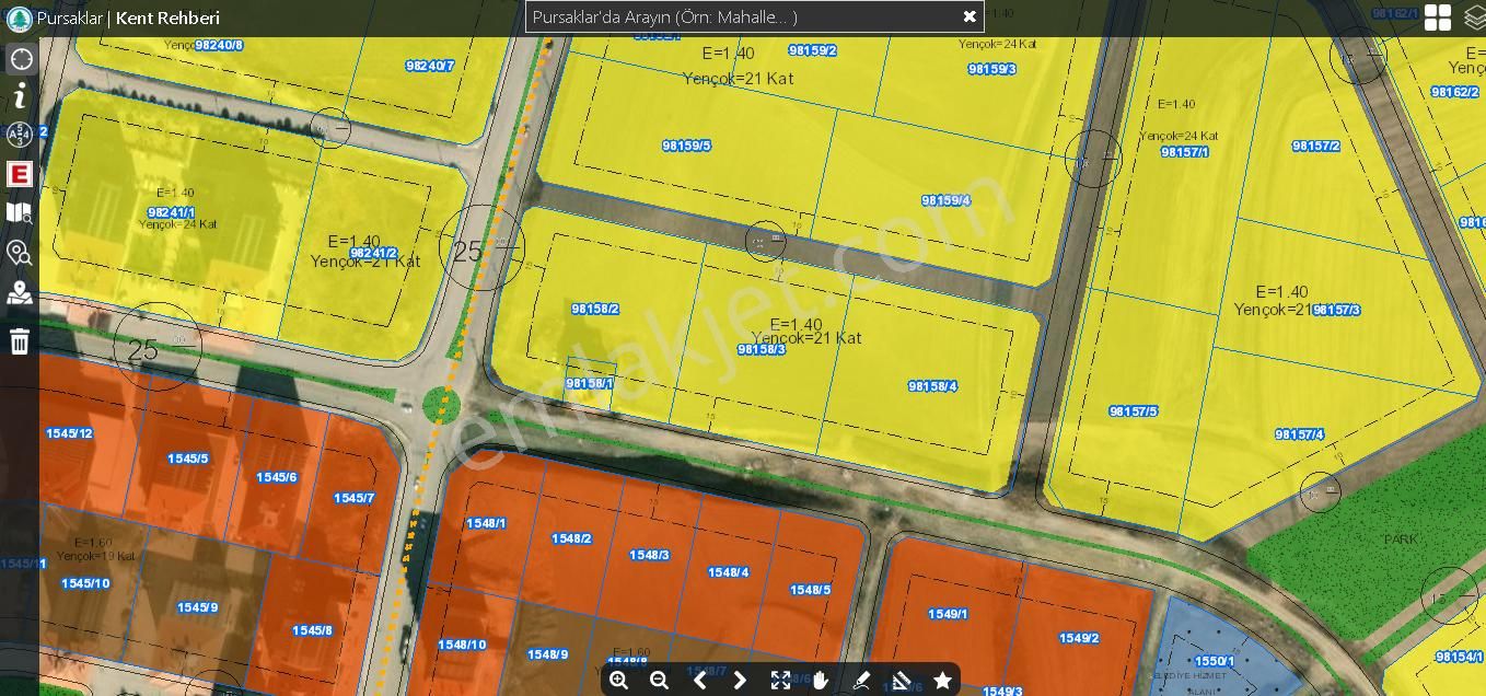 İmaremlak2'den 1,40 Emsal Cadde Cepheli Yüksek Kat Konut Arsası - Görsel 2