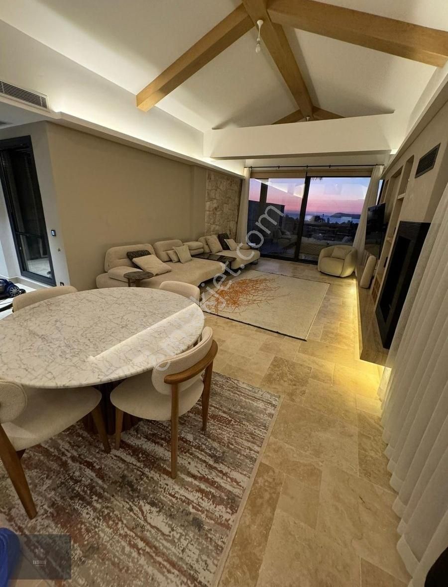 Bodrum Gümüşlük 'te Kapanmaz Deniz Manzaralı Çok Özel Villa - Görsel 17