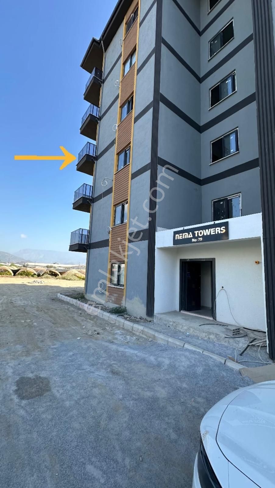 Anamur İskele Satılık Daire ANAMUR İSKELE MAH. NEMA TOWERS HAVUZLU 0 YENİ BİNA 3.KAT 1+1 60M2 SATILIK DAİRE