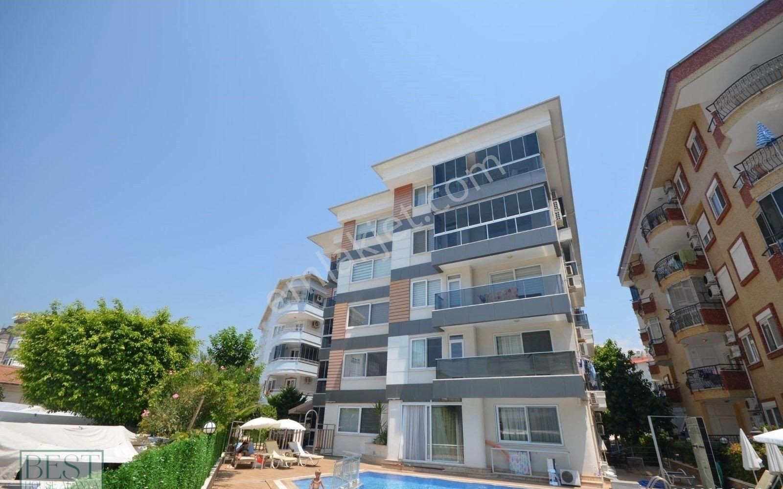 Alanya Tosmur Satılık Daire Apartment 1+1 Oba with furniture 300m beach