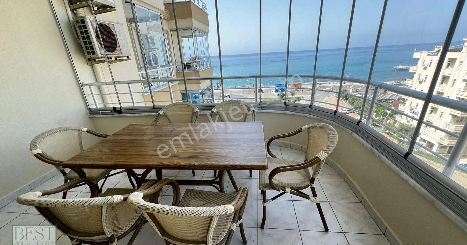 Alanya Tosmur Satılık Daire Apartment 2+1 Tosmur 50m beach RESIDENCE CARD SEA VIEW