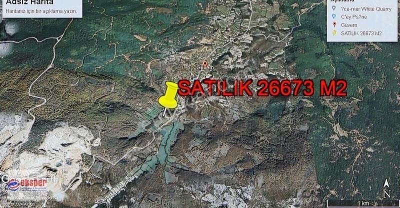 Mustafakemalpaşa Güvem Satılık Tarla MUSTAFAKEMALPAŞA GÜVEMDE YATIRIMLIK 26673 M2 TARLA