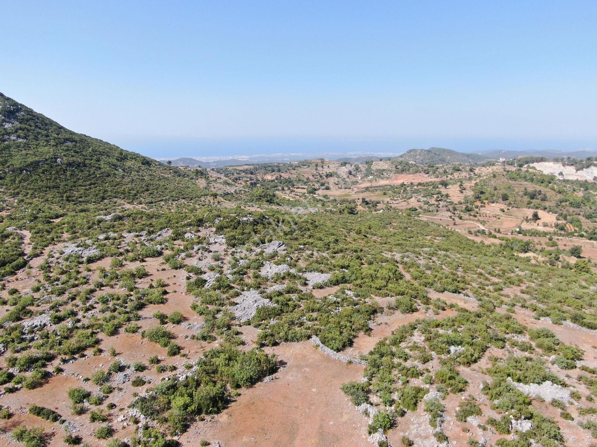 Alanya Güzelbağ Satılık Tarla 10.000 M2 SATILIK DENİZ MANZARALI YER