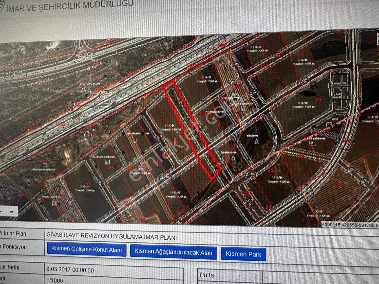 Sivas Merkez İşhanı Köyü Satılık Konut İmarlı GEZER EMLAKTAN SATILIK TARLA   İŞHAN MAHALLESİNDE       