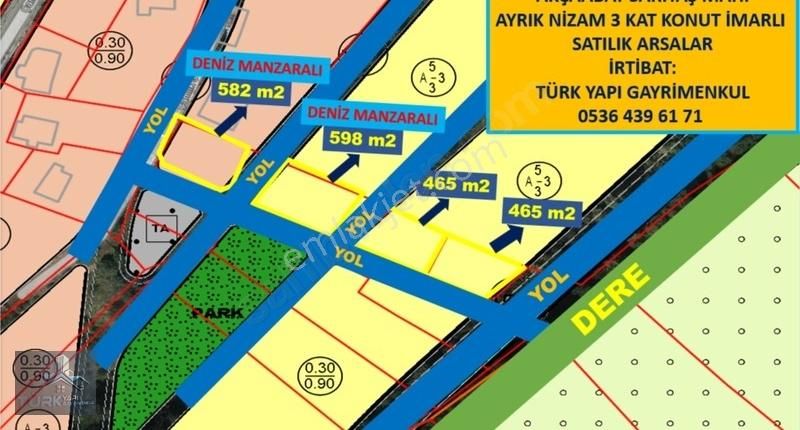 Akçaabat Sarıtaş Satılık Konut İmarlı TÜRK GYO'DAN SARITAŞ'DA DENİZ\DOĞA MANZARALI PARSELLİ ARSALAR