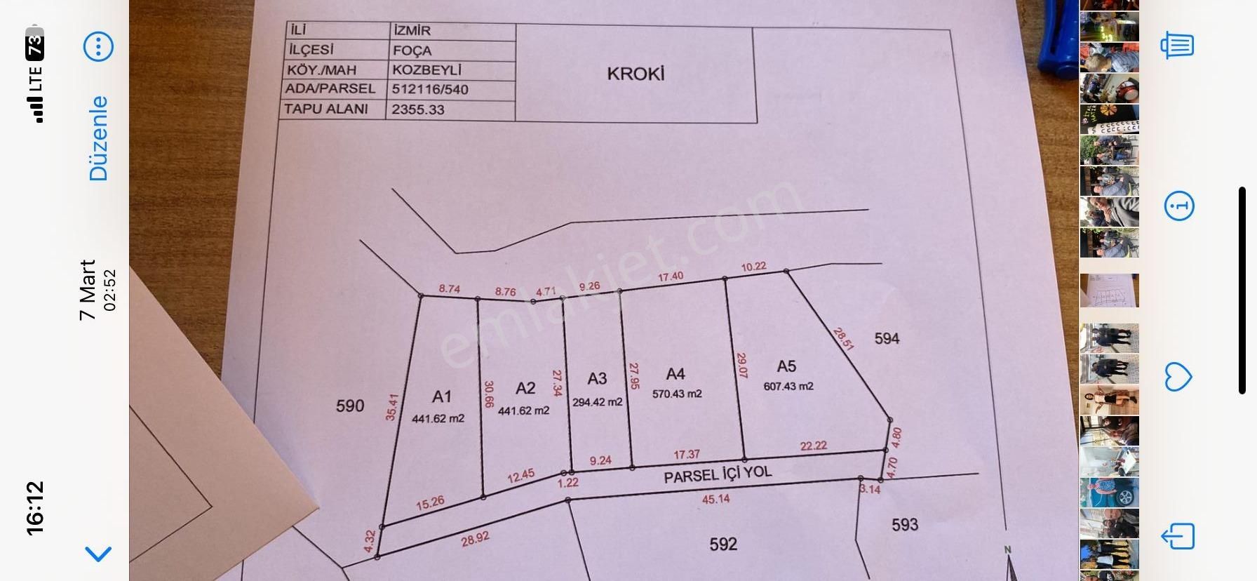 Foça Kozbeyli Satılık Zeytinlik Foça kozbeyli