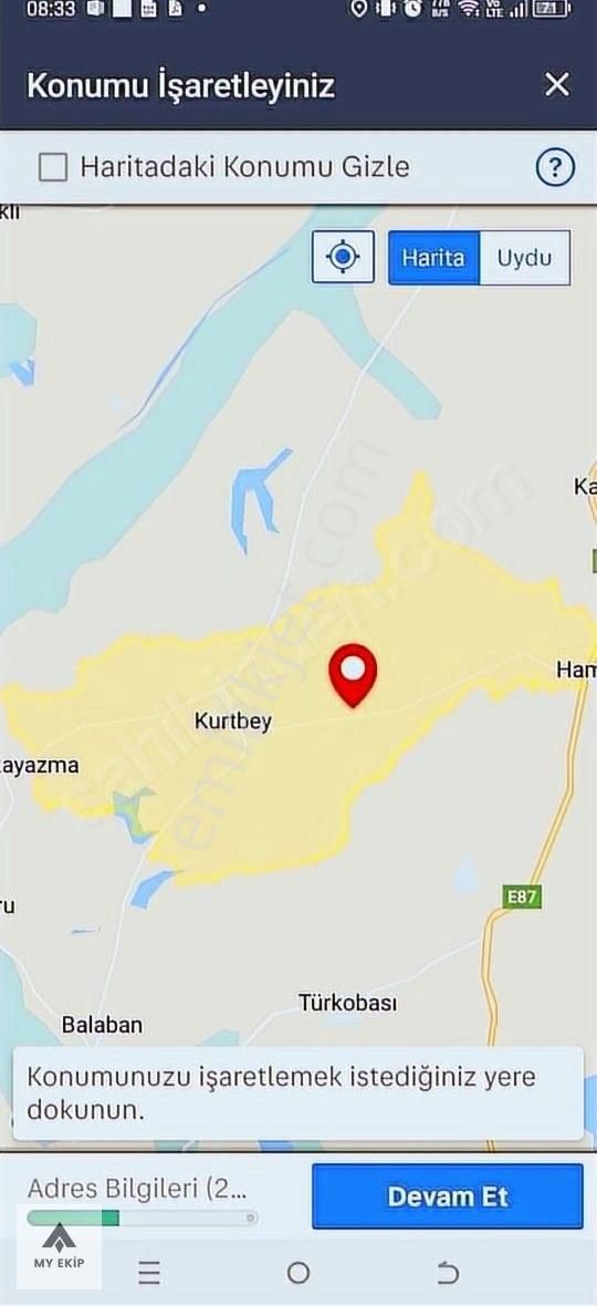 Uzunköprü Kurtbey Köyü (Namık Kemal) Satılık Tarla My Ekipden Edirne Uzunköprü Kurtbeyde Ama Yola Cephe Arsa Gibi