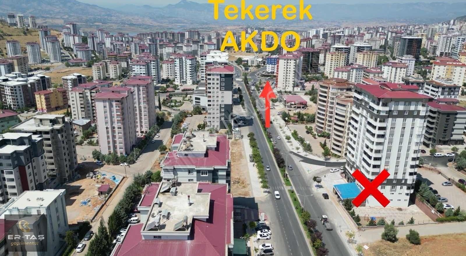 Onikişubat Haydar Bey Satılık Dükkan & Mağaza ER-TAŞ'TAN TEKEREK YOLU'NDA CADDE ÜSTÜ 232 m2 DÜKKAN