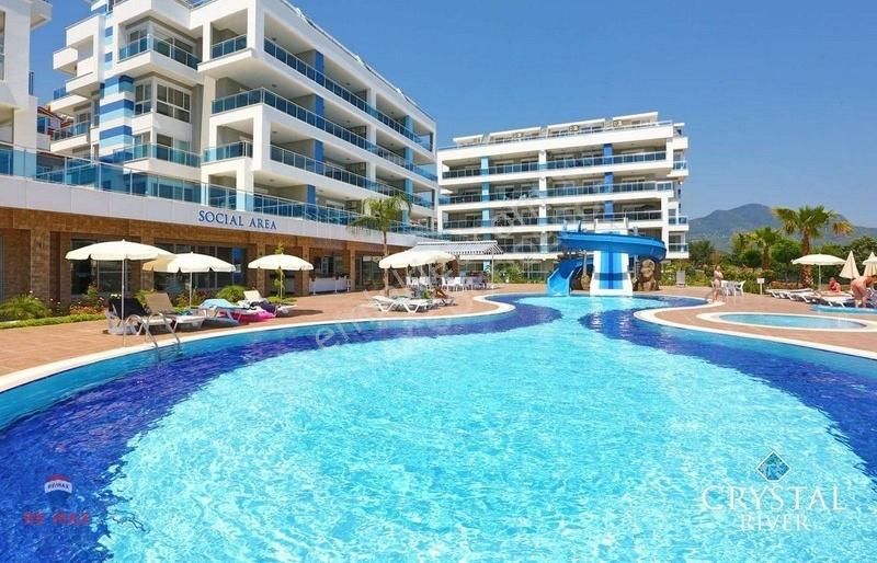 Alanya Cikcilli Kiralık Daire CRYSTAL RİVER SİTESİNDE EŞYALI KİRALIK 1+1 DAİRE